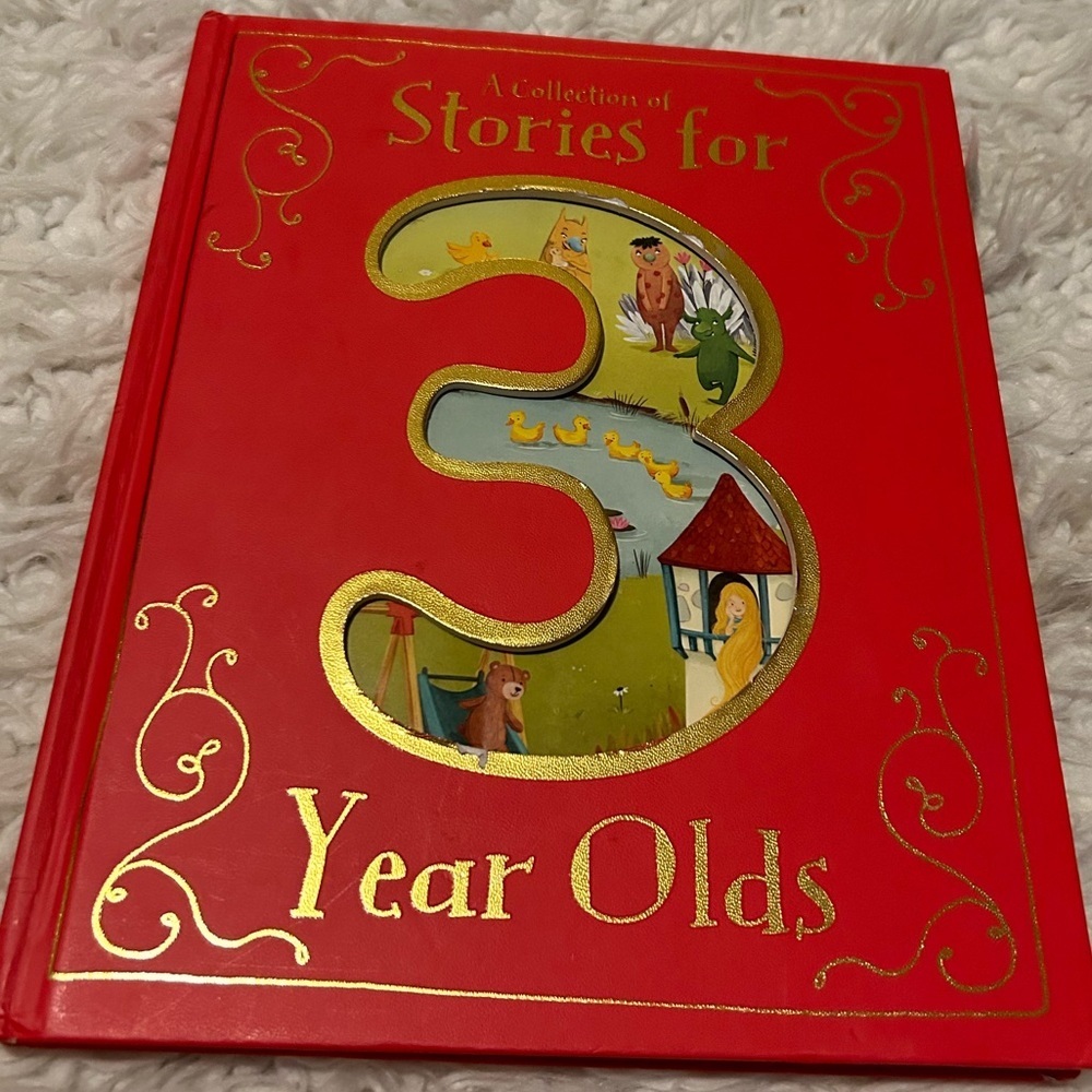 50%offw❤️ Collection Of Stories For 3 Year Olds by Parragon Books (hardcover)